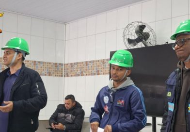 Sindicato Boca Dura visita Consórcio Integra, em Cajamar, e apresenta acordo coletivo aos trabalhadores